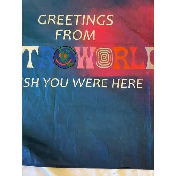 Greetings From ASTROWORLD “Wish You Were Here”Tapestry, Travis
